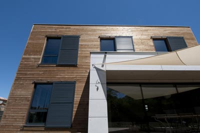 Equipement d'une maison à ossature bois bioclimatique, Alpilles